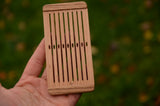 Rigid Heddle Weaving Loom Set – Small Heddle for Bandweaving, Backstrap Loom for Beginners, Viking Baltic Craft, Beech Wood Oaken Trimming
