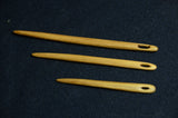 Oak wood nalbinding needles / Handcarved wooden naalbinding needle / Set of 3  nalbinding needles / Wooden needles /  Nålebinding / Medieval
