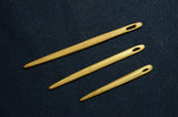Oak wood nalbinding needles / Handcarved wooden naalbinding needle / Set of 3  nalbinding needles / Wooden needles /  Nålebinding / Medieval