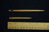 Nalbinding Needles, 2 needles,  Handcarved needle, Oaken needles, Nålebinding, Naalbinding needle, Medieval art, Viking craft, Baltic art