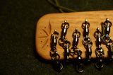 Swivels for tablet weaving / Weaving post / Tool, turning yarn back /  Card weaving / Tablet weaving / Braid weaving / Spinners for weaving