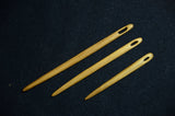 Oak wood nalbinding needles / Handcarved wooden naalbinding needle / Set of 3  nalbinding needles / Wooden needles /  Nålebinding / Medieval