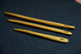 Oak wood nalbinding needles / Handcarved wooden naalbinding needle / Set of 3  nalbinding needles / Wooden needles /  Nålebinding / Medieval