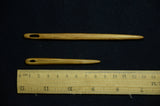 Nalbinding Needles, 2 needles,  Handcarved needle, Oaken needles, Nålebinding, Naalbinding needle, Medieval art, Viking craft, Baltic art