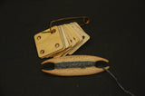 Tablet weaving shuttle / Shuttle for card weaving / Beech wood / Braid  weaving / Inkle loom shuttle / Tool for weaving  / Handmade shuttle