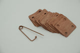 Thin weaving tablets/ 1 mm thickness / Tablet weaving cards / card weaving / 5x5cm / Set of 10 - 100 / Hardwood tablets / Viking art