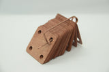 Thin weaving tablets/ 1 mm thickness / Tablet weaving cards / card weaving / 5x5cm / Set of 10 - 100 / Hardwood tablets / Viking art