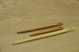 Set of 3 wooden needles / Nalbinding needle / Wooden toothbrush rag rug needle / Wooden needle / Weaving needle / Lengths 12,10,7 cm