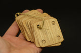 Thin weaving cards, 1 mm thickness, 5x5cm, Tablets for weaving, tablet weaving,Set of 10 - 100, Hardwood tablets, Weaving tool