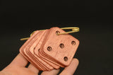 Tablet weaving cards /5 holes weaving cards/ Wooden tablets /  set of 8 - 100 pcs / 5 cm x 5 cm/ Braid weaving/ Tablet weave / Weaving loom