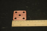 Tablet weaving cards /5 holes weaving cards/ Wooden tablets /  set of 8 - 100 pcs / 5 cm x 5 cm/ Braid weaving/ Tablet weave / Weaving loom
