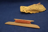 Knife edge shuttle, Tablet weaving, Shuttle for card weaving, Inkle weaving, Beech shuttle, Small shuttle Bevelled shuttle, Loom weaving
