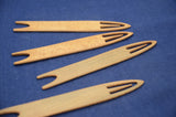 Net shuttle / Weaving shuttle / 17 cm length / Tablet weaving/ Inkle weaving/ Beech wood / Saami style shuttle/ Hammock making/ Rigid Heddle