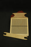 Rigid heddle board with shuttle / Oaken handle / Weaving loom / Back Strap Loom / Handweaving loom/ Viking craft/ Tape loom /Braid weaving