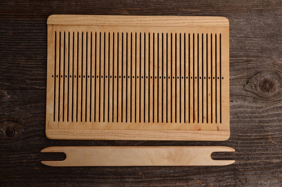 Rigid Heddle, 39 holes, ASH wood trimming, Weaving board, Weaving plate, Backstrap weaving, Inkle weaving,Backstrap loom, Viking craft