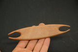 Tablet weaving shuttle, 16 cm, Shuttle for card weaving, Round edge shuttle, Braid weaving, Inkle loom shuttle, Tool for weaving, Hardwood