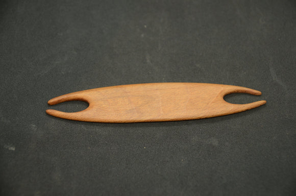 Tablet weaving shuttle, 16 cm, Shuttle for card weaving, Round edge shuttle, Braid weaving, Inkle loom shuttle, Tool for weaving, Hardwood