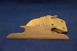 Knife edge shuttle, Tablet weaving, Shuttle for card weaving, Inkle weaving, Beech shuttle, Small shuttle Bevelled shuttle, Loom weaving
