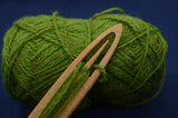Net shuttle / Weaving shuttle / 17 cm length / Tablet weaving/ Inkle weaving/ Beech wood / Saami style shuttle/ Hammock making/ Rigid Heddle