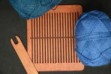 Rigid heddle with shuttle, 20 holes,  Braid weaving,Backstrap loom,Rigid heddle shuttle, Table loom, Viking reenactment, Viking weaving