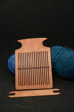 Rigid Heddle weaving loom, 18 holes,  with Shuttle, Red Heddle, Weaving board, Rigid weaving, Inkle weaving, Handweaving loom