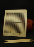 Rigid heddle with shuttle, 20 holes, Bandweaving, Backstrap loom, Rigid heddle shuttle, Viking reenactment, Inkle weaving, Ethno weaving