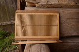 Rigid Heddle Weaving Loom with shuttle, 39 holes, OAK trimming, Weaving board, Backstrap weaving,Inkle weaving/ Backstrap loom/ Viking craft