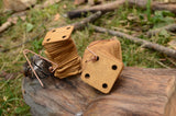 Tablet weaving cards, 1,5 mm thickness,  Cards for braid weaving, 5 x 5 cm, Tablet weaving craft, Medieval viking art, Weaving reenactment