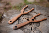 Lucet, Beech wood, Knitting fork, Weaving fork, Cord making, Wooden lucet fork,  Lucet with handle, Viking weaving, Cord braiding