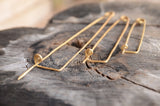 Set of 3  bronze pins, 11 13 20cm, Pins for tablet weaving, Card weaving fastener, Brass pin, Card weaving, Tablet weaving,Medieval weaving,