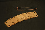 Tablet weaving kit, 24 tablets, Set for card  weaving,  weaving swivels, weaving shuttle, copper pin, tablets for weaving, Medieval weaving