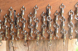 Swivels for tablet weaving, 38 ball bearing swivels,Weaving post, Card weaving, Tablet weaving,Braid weaving, Spinners for weaving,