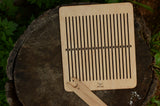 Rigid heddle loom and shuttle, 20 holes, Hand weaving, weaving kit ,Viking reenactment, Viking weaving, Baltic weaving, VytuVatu