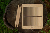 Rigid heddle loom and shuttle, 20 holes, Hand weaving, weaving kit ,Viking reenactment, Viking weaving, Baltic weaving, VytuVatu
