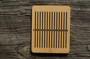 Rigid Heddle, 15 holes, Weaving board, Weaving plate, Backstrap weaving, Inkle weaving, Backstrap loom, Viking craft, Band weaving, Ethno