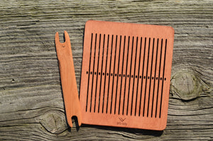 Rigid heddle with shuttle, 20 holes,  Braid weaving,Backstrap loom,Rigid heddle shuttle, Table loom, Viking reenactment, Viking weaving