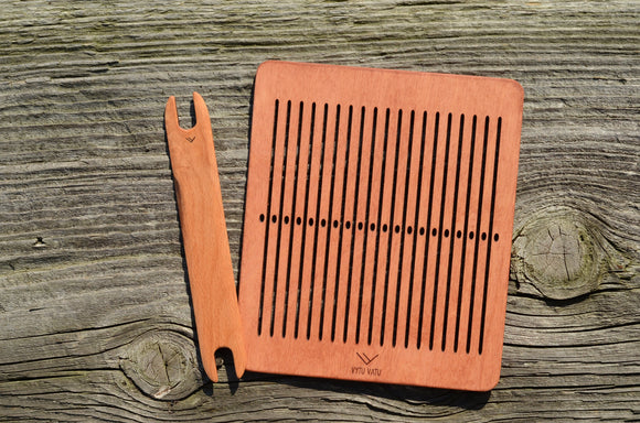 Rigid heddle with shuttle, 20 holes,  Braid weaving,Backstrap loom,Rigid heddle shuttle, Table loom, Viking reenactment, Viking weaving