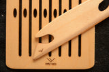 Small rigid heddle, 8 holes, Heddle for weaving, Bandweaving for beginner,Backstrap loom, Ethno craft, Weaving for kids. Heddle with shuttle