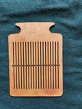 Rigid Heddle weaving loom with Shuttle/ Red Heddle/ Weaving board/ Rigid weaving/ Inkle weaving/ Tape loom/ Backstrap loom/ Handweaving loom