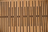 Double slotted Slotted Pick-Up Rigid Heddle, 58 Warp Threads, 11 Pattern Thread Slots, 11 pattern strings, band weaving, belt weaving