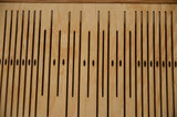 Rigid heddle 7pattern, OAK trimming, Double slot heddle, 7 slot rigid heddle, Oak wood, Pick-Up Rigid Heddle, 7 Pattern Thread Slots