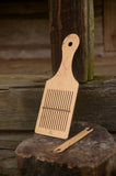 Rigid Heddle weaving loom with Shuttle, Natural color Heddle, Weaving board, Rigid weaving, Inkle weaving, Tape loom, Backstrap loom,
