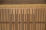 Double slotted, 9 slot rigid heddle, ASH wood,  Pick-Up Rigid Heddle, 9 Pattern Thread Slots, 9 pattern strings, band weaving, belt weaving