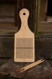 Rigid Heddle weaving loom with Shuttle, Natural color Heddle, Weaving board, Rigid weaving, Inkle weaving, Tape loom, Backstrap loom,