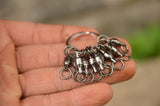 Swivels for weaving, Tool, turning yarn back , Card weaving, Tablet weaving