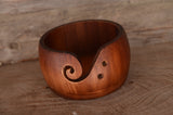 Wooden Yarn Bowl, Bowl for threads, Thread Organizer, Gift for knitter,  Knitting Gauge (Copy)