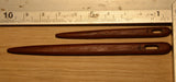 Nalbinding needle, set of 2, Top quality, 7 cm and 10 cm,  Mahogany wood, Redwood, Super Strong needle, 7 cm, Life time warranty, Medieval,