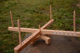 Yarn swift, Amish Swift,  Wooden Winder for Knitting, Spinning, Tabletop Amish Style,  Compact and Portable, Vytu Vatu, Ethno weaving