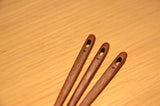 Nalbinding needle, set of 2, Top quality, 7 cm and 10 cm,  Mahogany wood, Redwood, Super Strong needle, 7 cm, Life time warranty, Medieval,