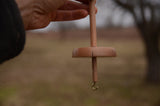 Drop Spindle, Hand spindle, spindle for spinning wool, Vytu Vatu Clear finish, Handcrafted Spinning Tool